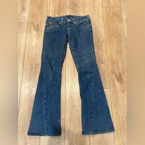 True Religion Joey jeans 28 dark wash low rise new medium